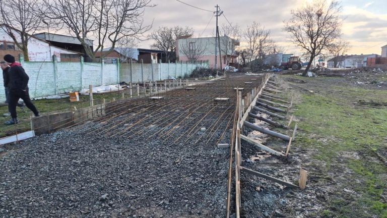 Altyapı hazırlama çalışmaları demir temel çalışması