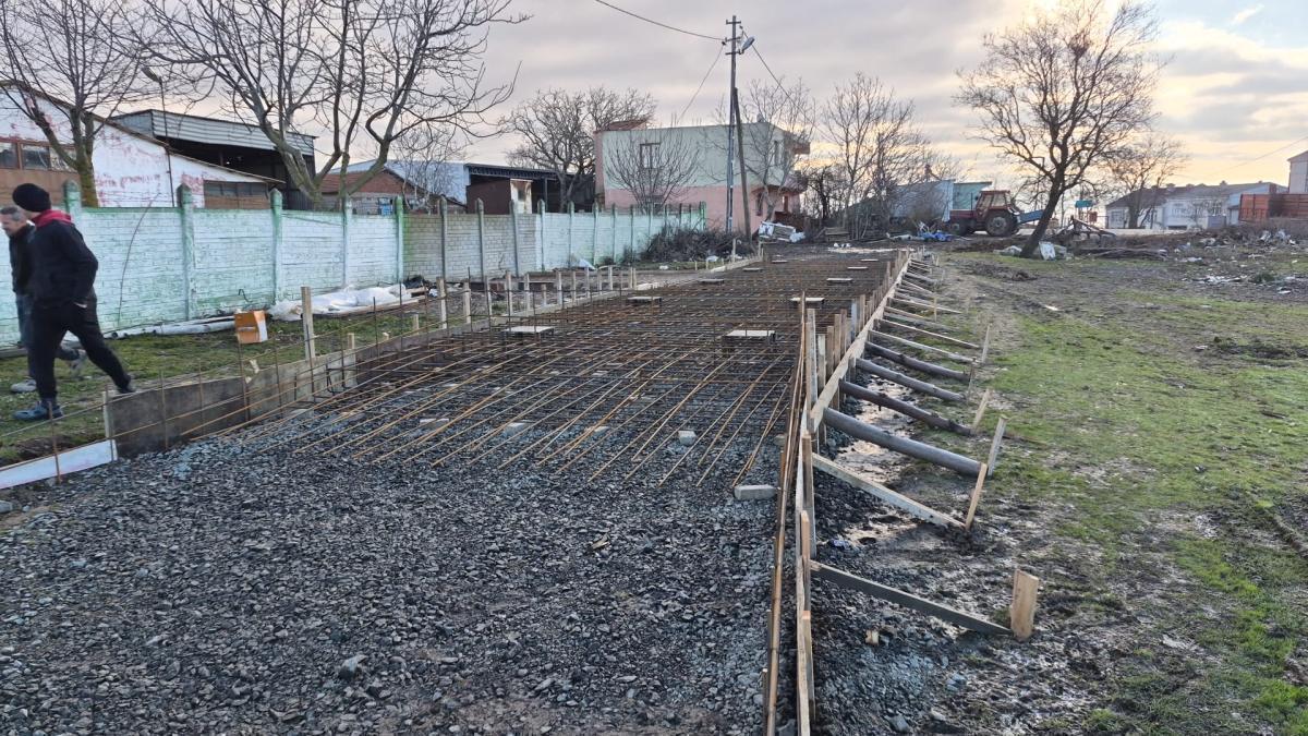 Altyapı hazırlama çalışmaları demir temel çalışması