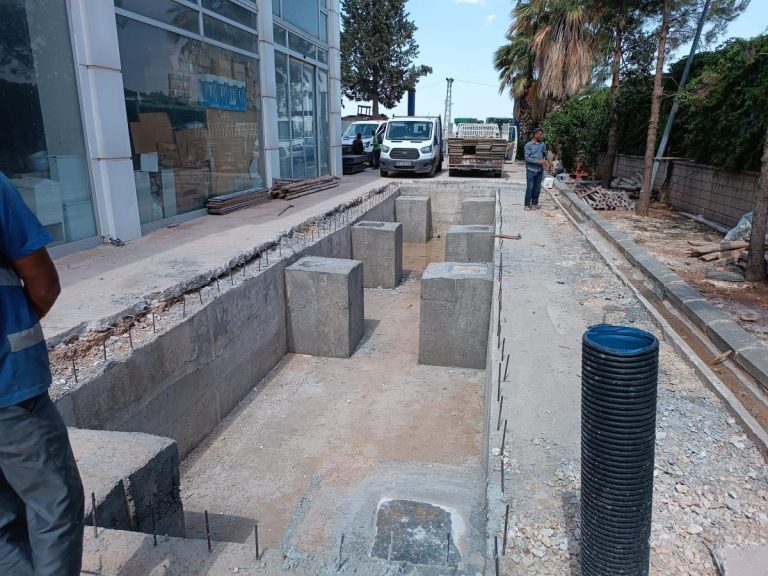 Beton temel üzerine kurulacak tır kantarı alt yapı inşaatı