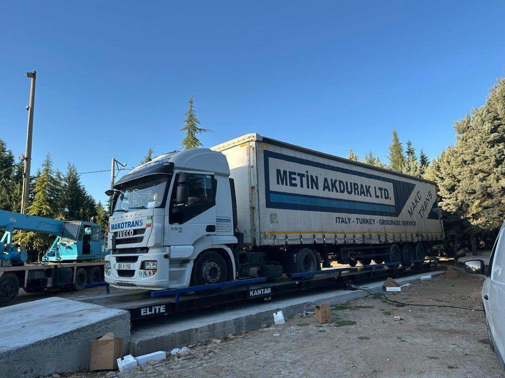 Lojistik Depo Antrepo için Tır kantarı Örnekleri