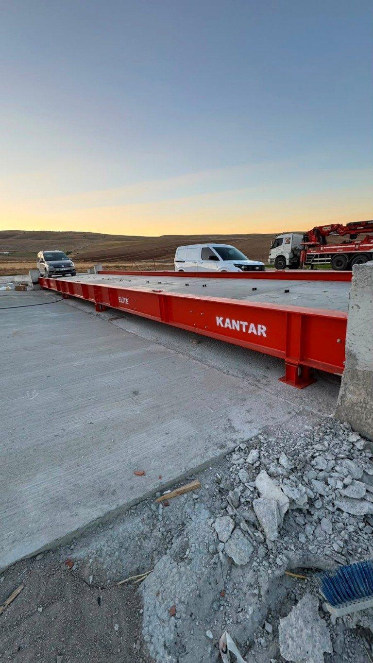 Tamamı Çelik Tır kantarı platformu ve kamyon zemin üstü kurulumu