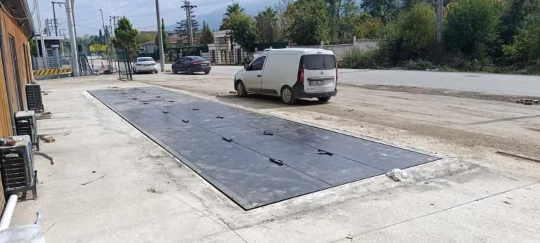 Tır kantarı platform kurulum alanı