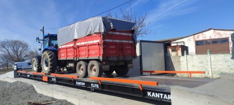 Tır kantarı platformun test tartımları