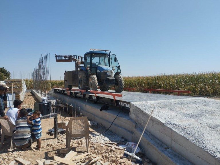 Traktör kantarı kurulum çalışmaları