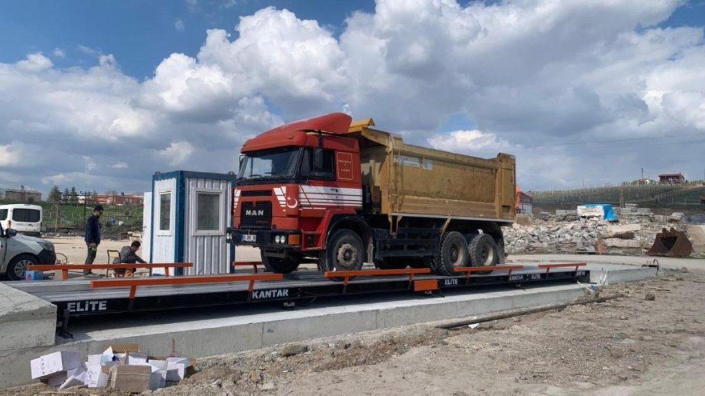 Zemin Üstü Tip B Tır Kantarı — Montaj Detayı 2